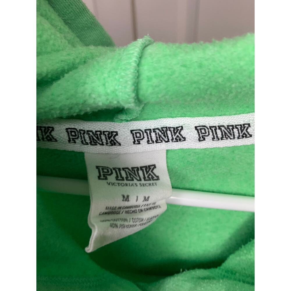 Green Victoria Secret Pink Hoodie - Picture 3 of 3